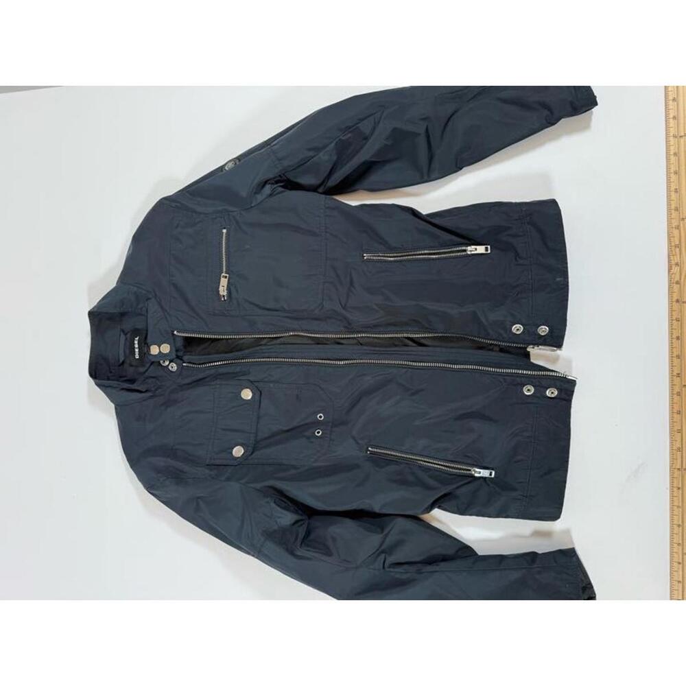 Diesel Men's Navy Large Lightweight Zip-Up Jacket